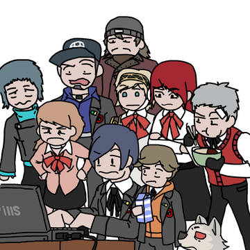 Persona 3 crappy art