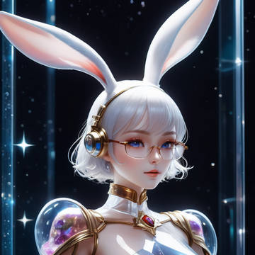 Crystal Girl Zodiac Rabbit 水晶少女兔