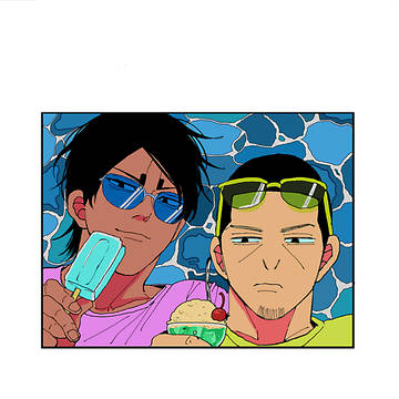 ８月20日　　新刊サンプル【鯉月】+お品書き