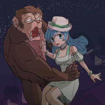 女の子とモンスター２
