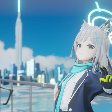 シロコと海