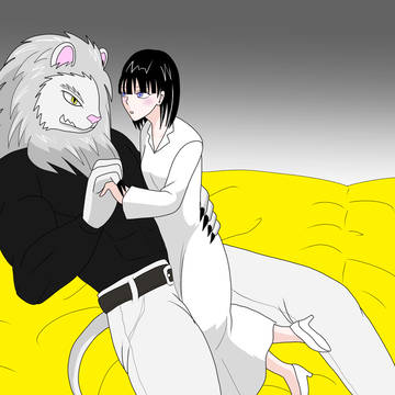 銀の獅子と隣