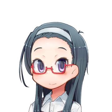 おでこメガネちゃん