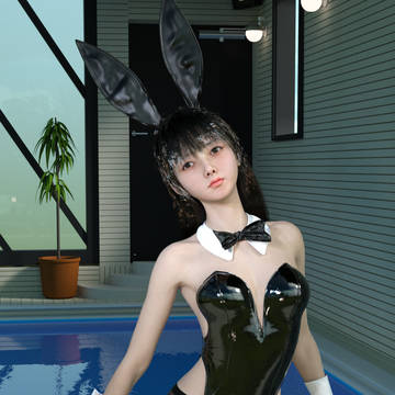 お題でレンダリング　バニー