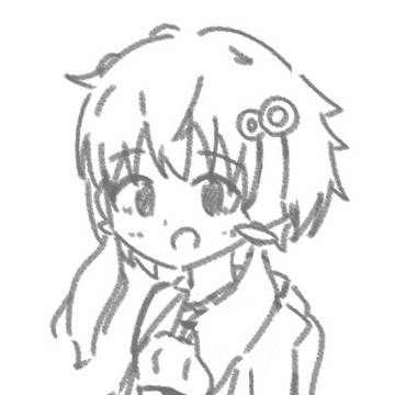 結月ゆかり（モノクロ）