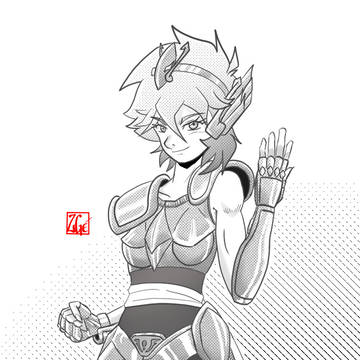 Tiles Study - Seika (Saint Seiya