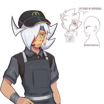 Salt as McDonald's worker