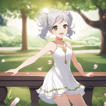 自然の中でのんびり