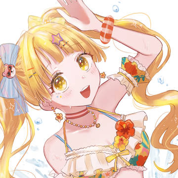 水着こころん🌺🏝⛱🐠🦩👙💛