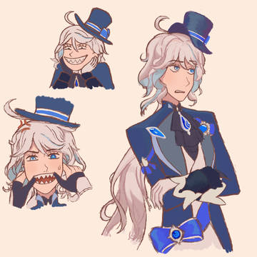 Furina with shark teeth!!