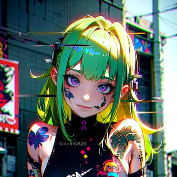 ライムグリーン
