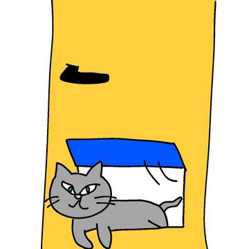 キャットドアにゃんこ