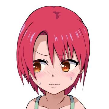 はずかしがる女の子