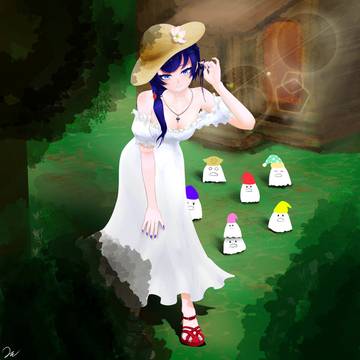 『森の奥にて』 Himeno Shiroyuki