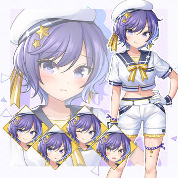 【sold-out】マリン衣装の女の子-02