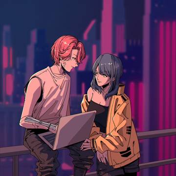 【花叶·ふたかお】2077paro
