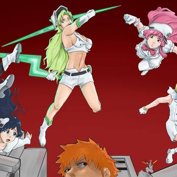 The Bambies attacking Ichigo