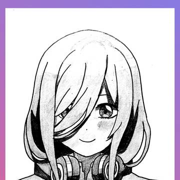 Miku Nakano fanart sketch