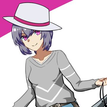 神崎莉央 誕生日イラスト (8/28 Twitter投稿)