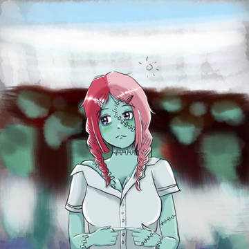 Zombie School Girl