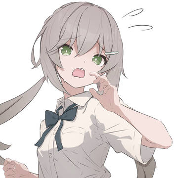 慌てる制服な青雀