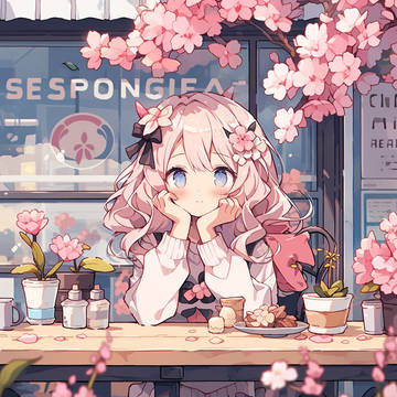 樱花少女咖啡厅