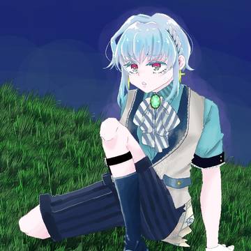 いてて