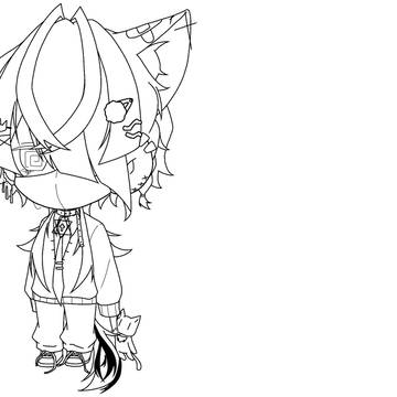 線画描いたのに色塗りまでたどり着かなかった絵…