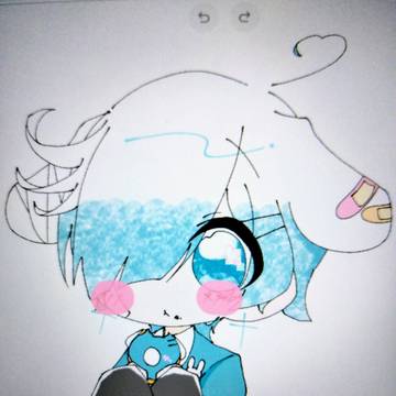 学校のパソコンで落描きだぁーーー
