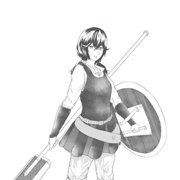 漫画の主人公のデザイン予定