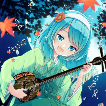 【Skeb】月夜の音楽会【依頼絵】