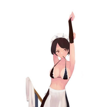 友達のために絵を描く