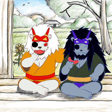 夏の獅子兄弟