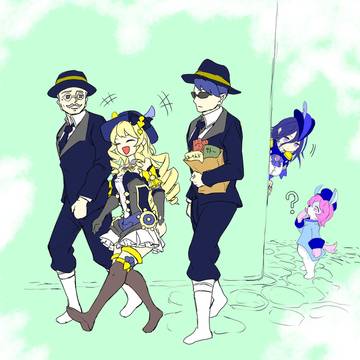 ナヴィアとクロリンデ　らくがき