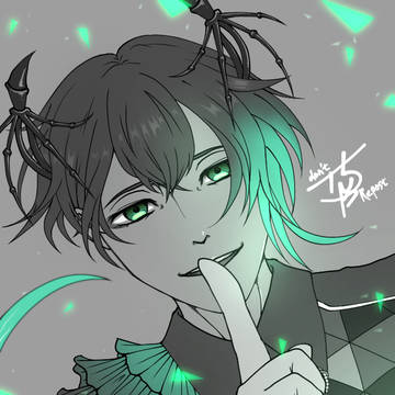 誕おめ絵&指で全部消えた襟元差分