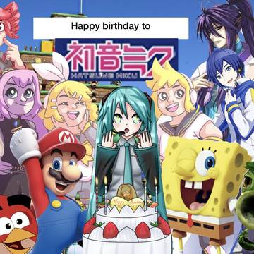 Happy 16th birthday Hatsune Miku