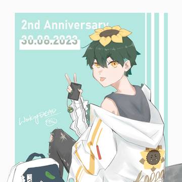 Kappa 2023誕生日+2週年 祝賀圖