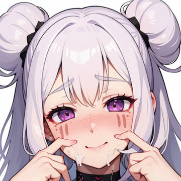 照れ顔