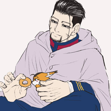 スーシュカを餌付けする尾形🥯