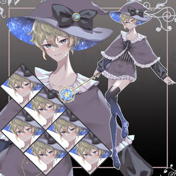 adopt【表情8種＋魔法の杖】