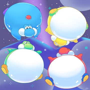 Wonder Balloon Yoshi