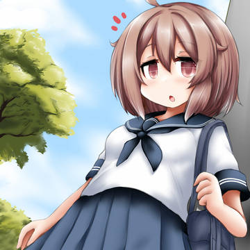 登校中