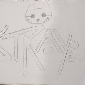 Stray Video Game Logo
