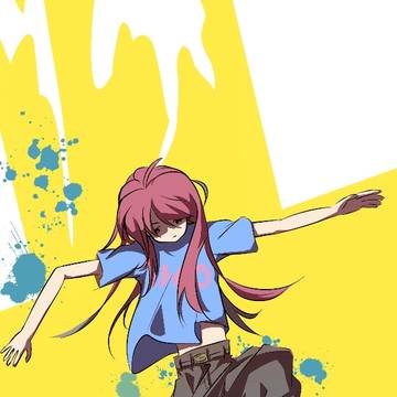 玩滑板的少女