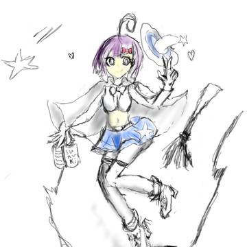昨日描いた魔法使い