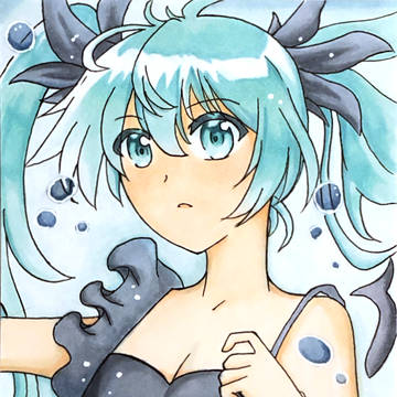 【アナログ】初音ミク深海少女