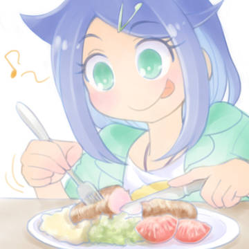 リコちゃんとソーセージ