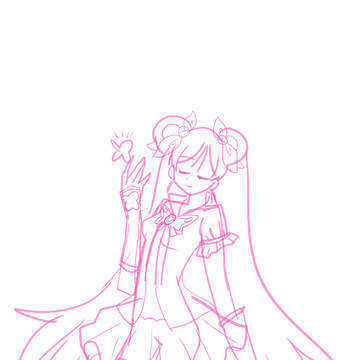 キュアドリームらくがき