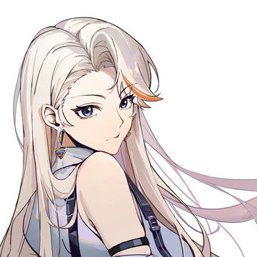 给朋友画的乃琳头像