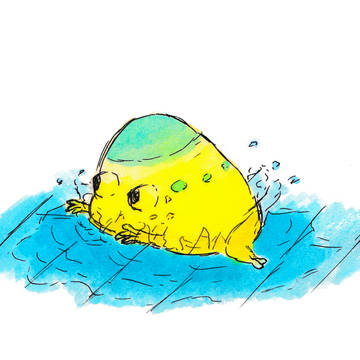 水遊び